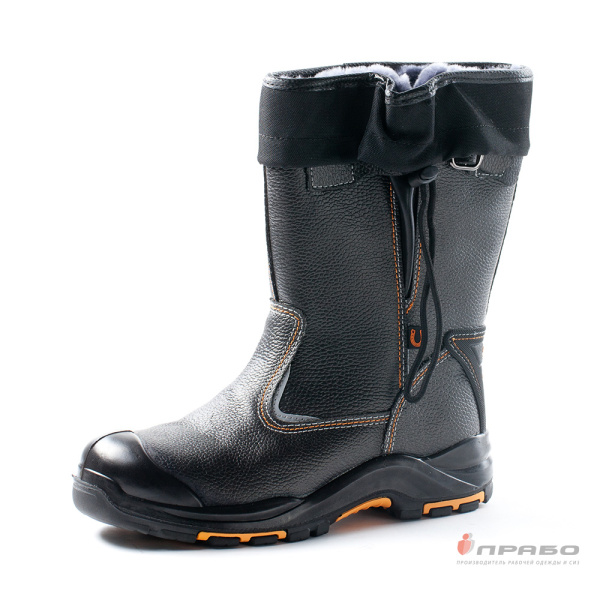 Сапоги Perfect Protection PRB6-CKW с подошвой ПУ/нитрил, КП и АС чёрные (натуральный мех)