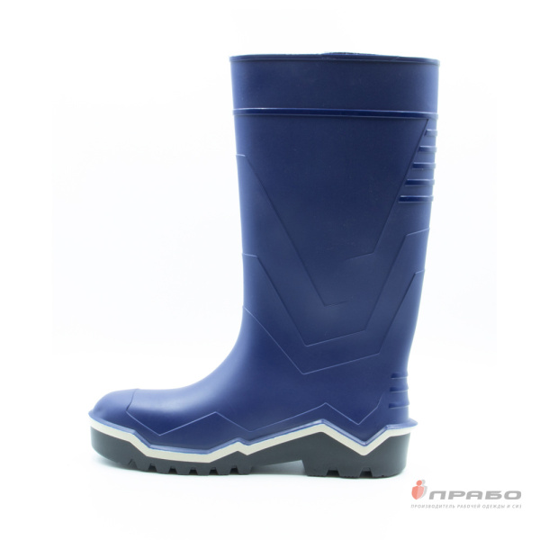 Сапоги мужские "Горняк" ПВХ МБС КЩС с КП и КС арт.165-11ППКС (38 см) синие