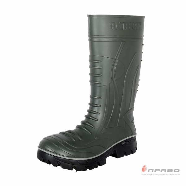 Сапоги мужские Robust 1005У ПВХ, с КП и кевларовой стелькой оливковые