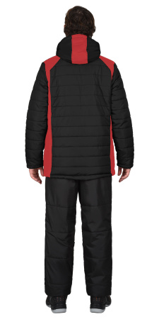 Куртка СИРИУС-УРБАН черная с красным