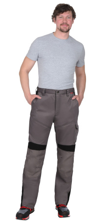 Брюки СИРИУС-ЦИТРИН ср.серый с черным