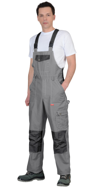 Костюм СИРИУС-ВЕСТ-ВОРК куртка кор., п/к, ср.серый с т.серым