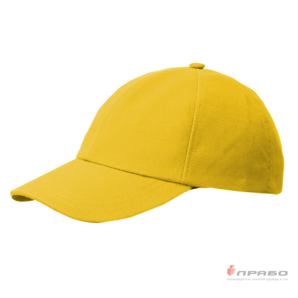 Бейсболка на липучке жёлтая