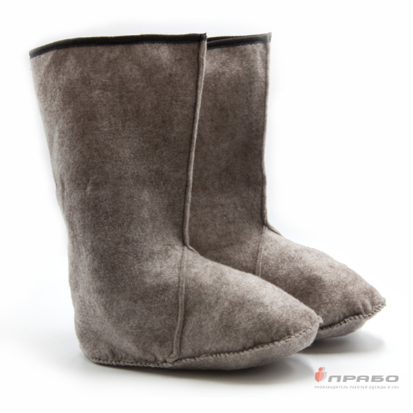 Чулок-утеплитель из нетканого полотна (НТП), высота 26 см, серый