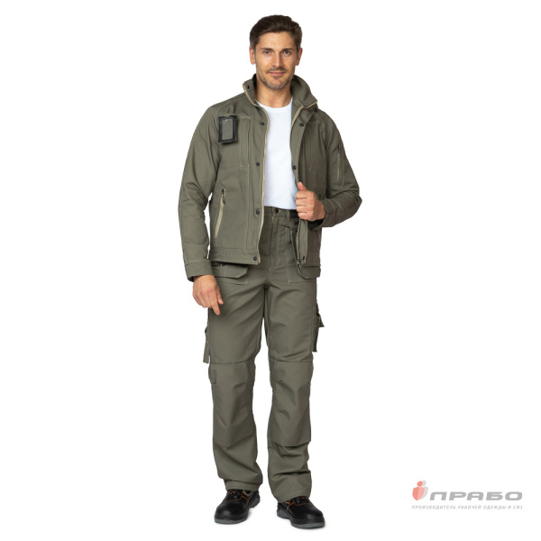 Костюм мужской "Викинг 2020" хаки (куртка и брюки)
