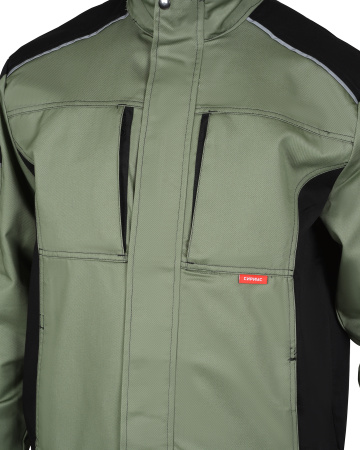 Куртка СИРИУС-ЦИТРИН светло-оливковый с черным