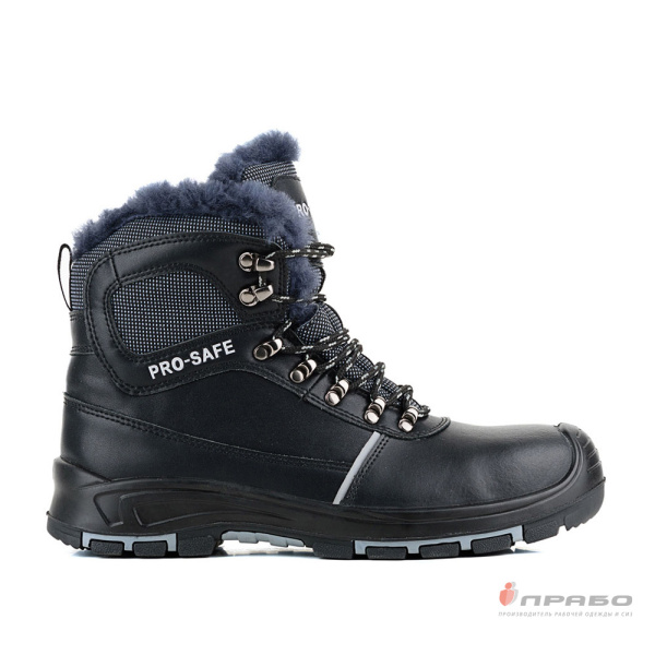 Ботинки "Викинг Нитро 740 РНМ" на подошве ПУ/нитрил и КП (натуральный мех) чёрные