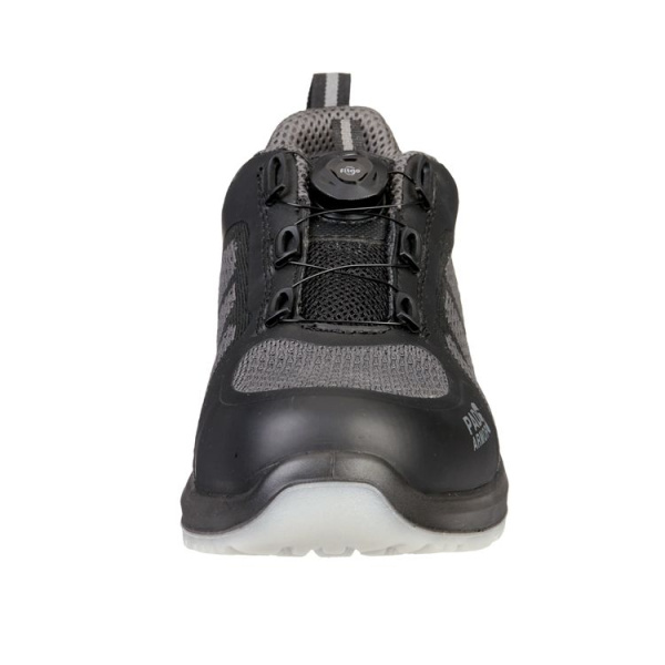 Полуботинки "Капер" с системой быстрой шнуровки, цв. серый, КП, ПУ/ПУ