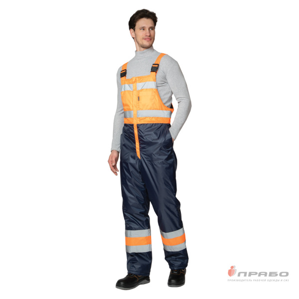 Костюм утеплённый "Спектр Монотек" синий/оранжевый