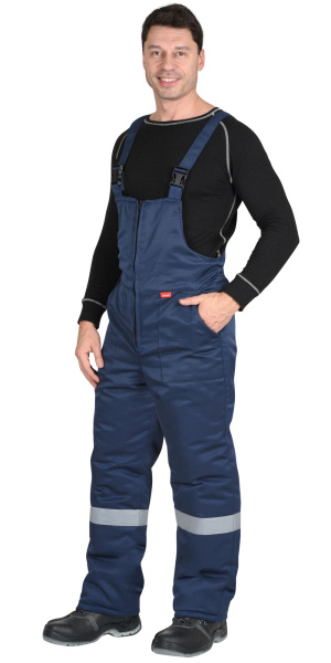 Костюм СИРИУС-ПРОФЕССИОНАЛ куртка, п/к, синий с серым