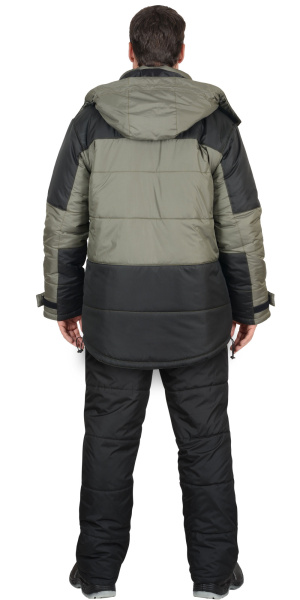 Костюм СИРИУС-ЕВРОПА куртка, брюки, оливковый с черным