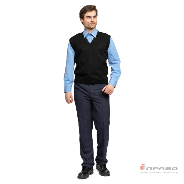 Жилет форменный из трикотажного полотна чёрный