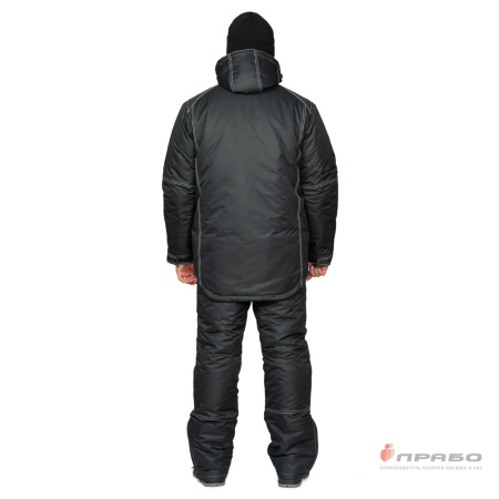 Куртка мужская утеплённая "Викинг" чёрная