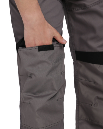 Брюки СИРИУС-ЦИТРИН ср.серый с черным