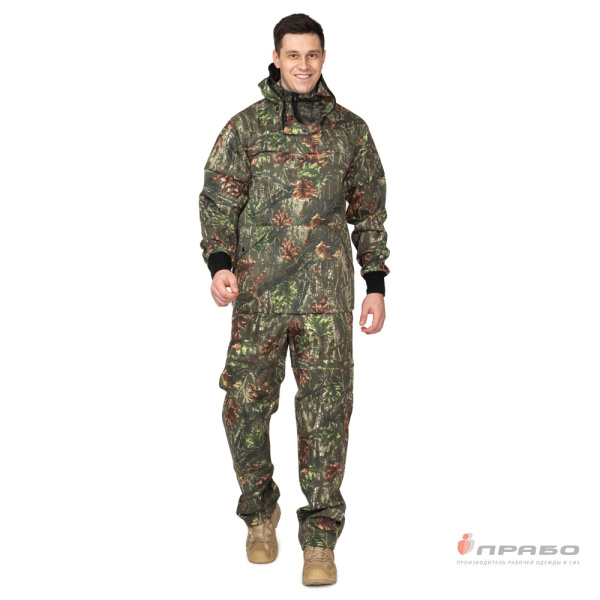Костюм летний противоэнцефалитный камуфлированный осенний клён (куртка и брюки)