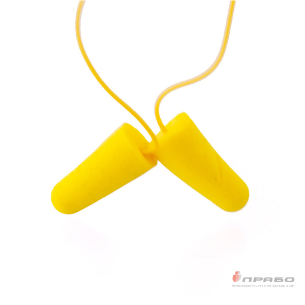 Беруши одноразовые со шнурком из гипоаллергенного полиуретана арт. 131101