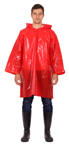 Плащ ДОЖДЕВИК ЛЮКС красный