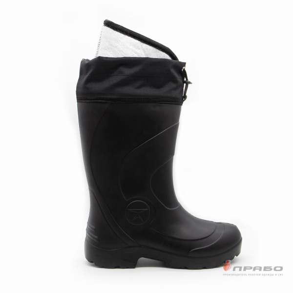 Сапоги мужские утеплённые ЭВА "Барс С-031" чёрные (40 см)