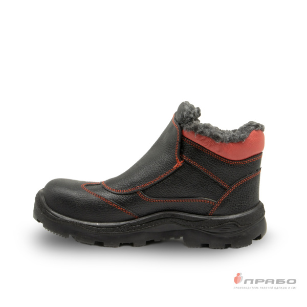 Ботинки "Сварщик Барс-Нитро-СНМ" на подошве ПУ/нитрил с КП (шерстин)
