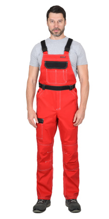 Полукомбинезон СИРИУС-ПРЕСТИЖ красный с чёрным