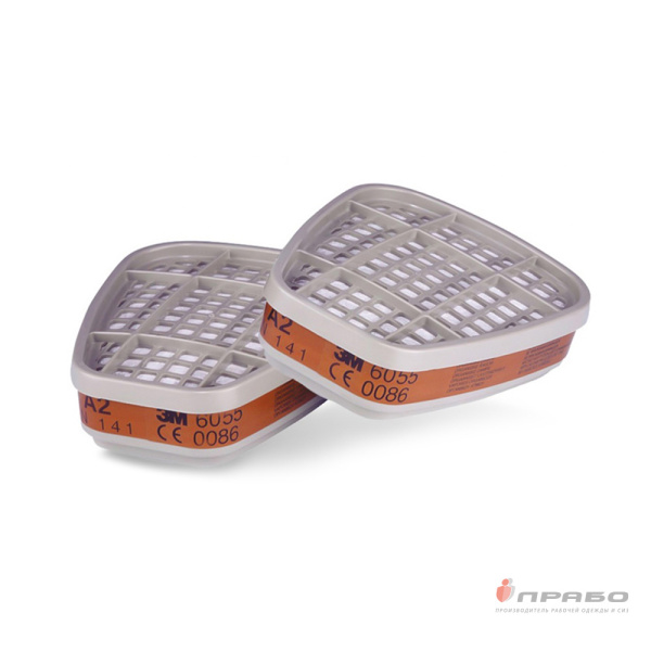 Фильтр противогазовый 3М 6055 (класс защиты А2)