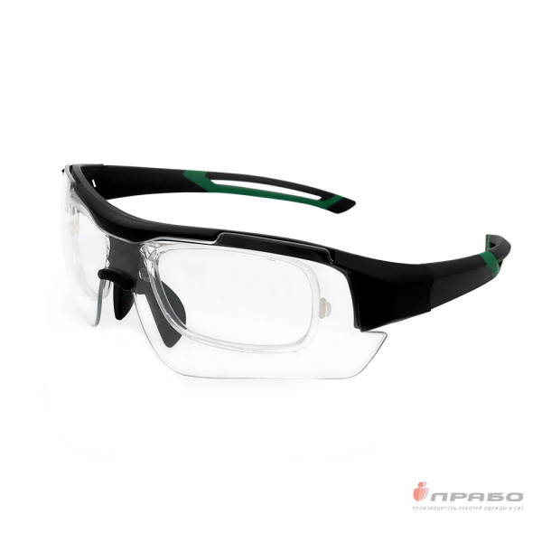 Очки защитные открытые антизапотевающие с двухсторонним покрытием "Дуэт"