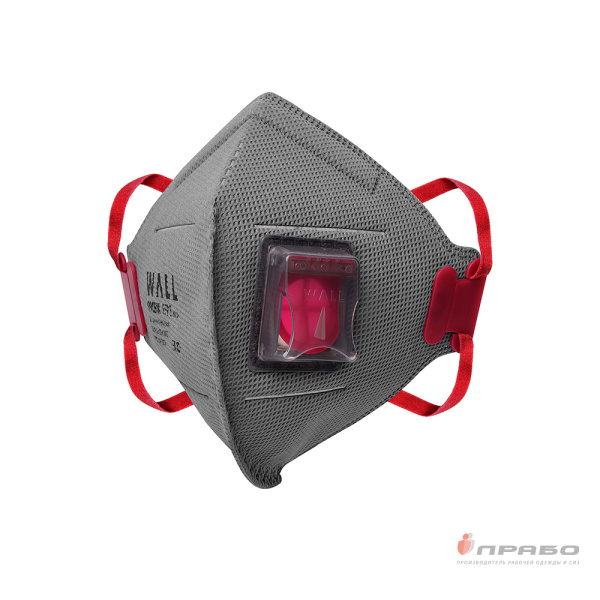 Респиратор Wall 99CHK FFP3 NR D с клапаном выдоха арт. 19903 F