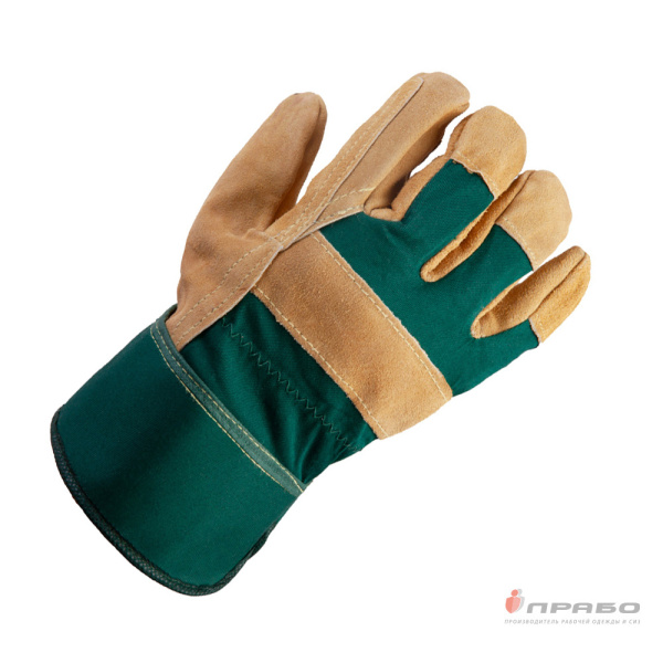 Перчатки комбинированные со спилком утеплённые Jeta Safety JSL501 (флис)