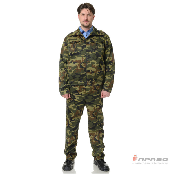 Костюм мужской "Альфа" камуфляж кукла (куртка и брюки) для охранников