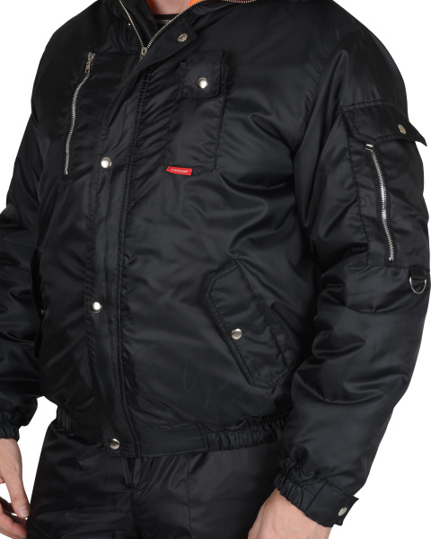 Костюм СИРИУС-АЛЯСКА куртка, п/к черный