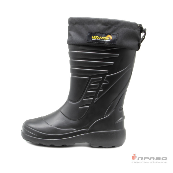 Сапоги мужские из ЭВА c подошвой ТЭП 401.1 черные (36см)