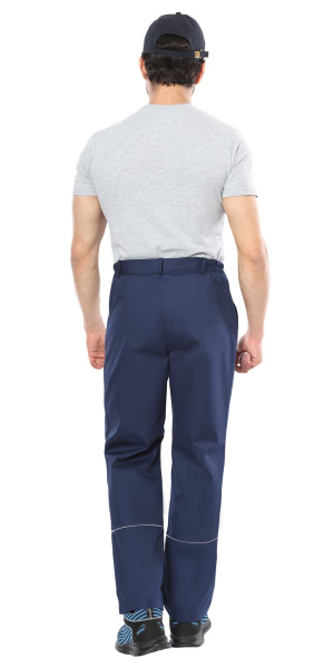 Костюм СИРИУС-МАСТЕР куртка длинная, брюки, синий с черным