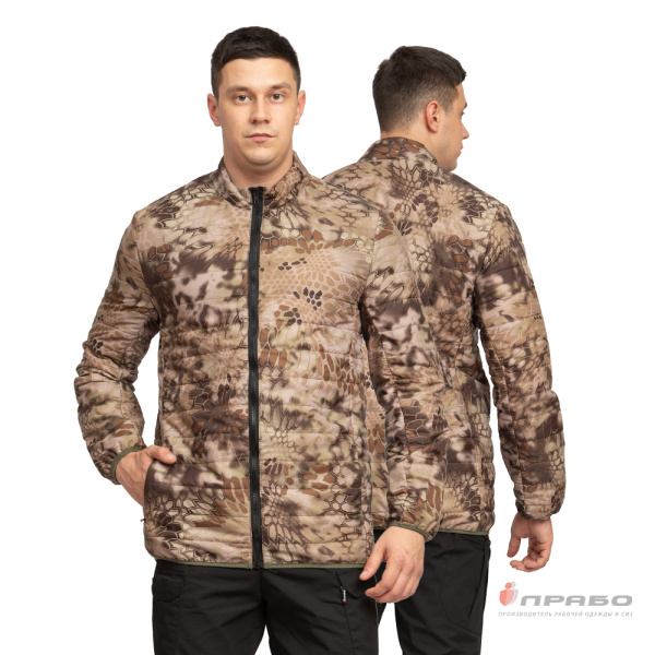 Куртка мужская демисезонная "Бомбер" КМФ питон скала