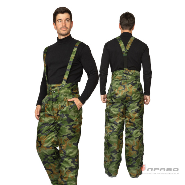 Брюки камуфлированные утеплённые мужские