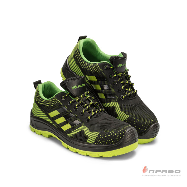 Полуботинки "Просэйф-8731/1-1" с подошвой ПУ/ПУ и КП зелёные