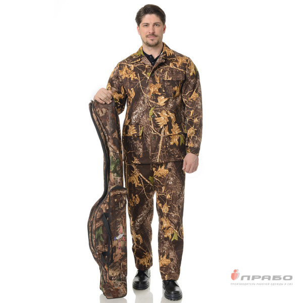 Костюм мужской "Полевой" КМФ тёмный лес (куртка и брюки)