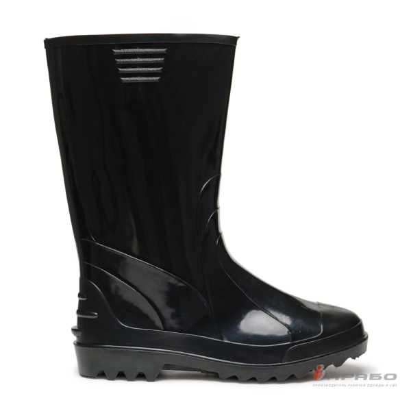 Сапоги мужские демисезонные ПВХ "Дюна 170" чёрные (34 см)