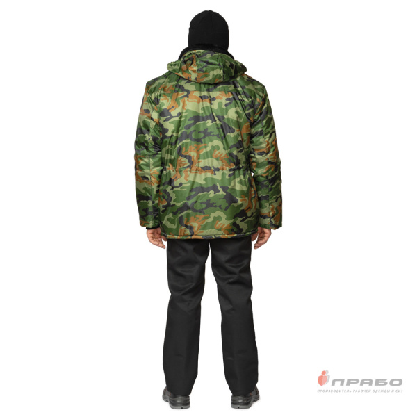 Куртка мужская утеплённая камуфлированная кукла