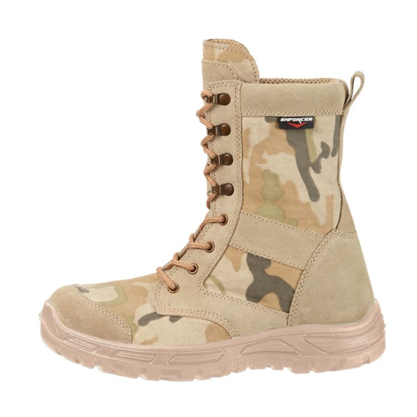 Ботинки с высоким берцем "Энфорсер 101", мультикам бежевый, ПУ