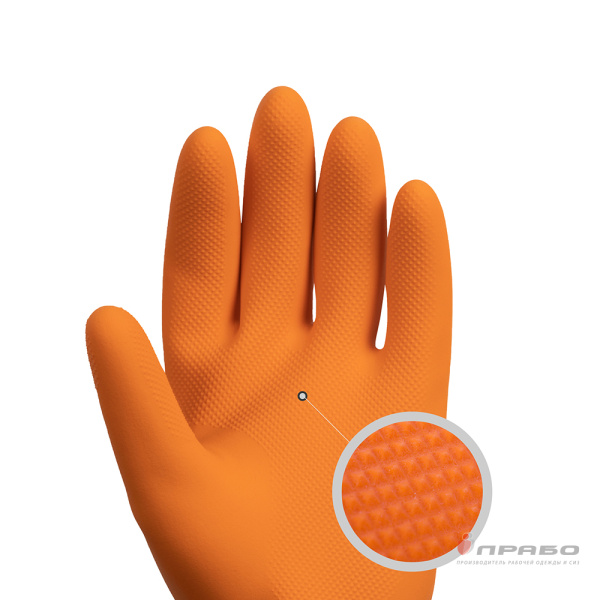 Перчатки химстойкие латексные JCH-401