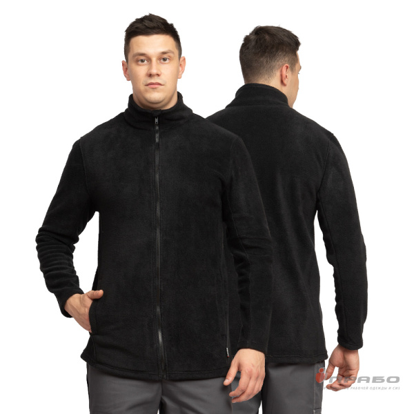 Куртка "Пикник" флисовая чёрная