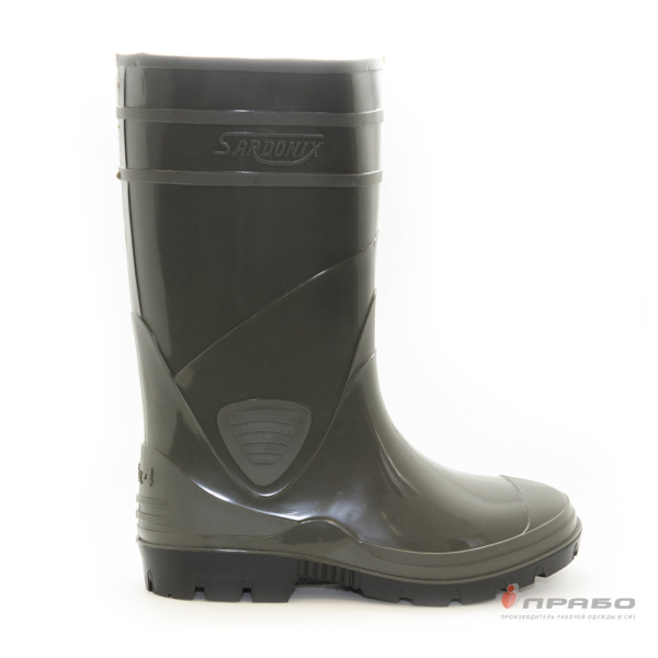 Сапоги мужские ПВХ арт. 165-03 оливковые (34 см)