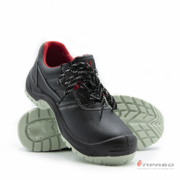 Полуботинки кожаные "Скорпион-1202" с подошвой ПУ/ТПУ чёрные