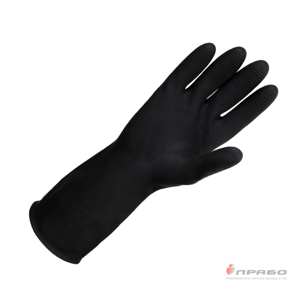 Перчатки химстойкие латексные JCH-701 Acid Pro КЩС-1