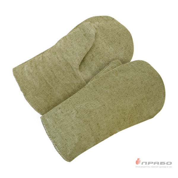 Рукавицы брезентовые с огнестойкой пропиткой плотностью 480 г/м²