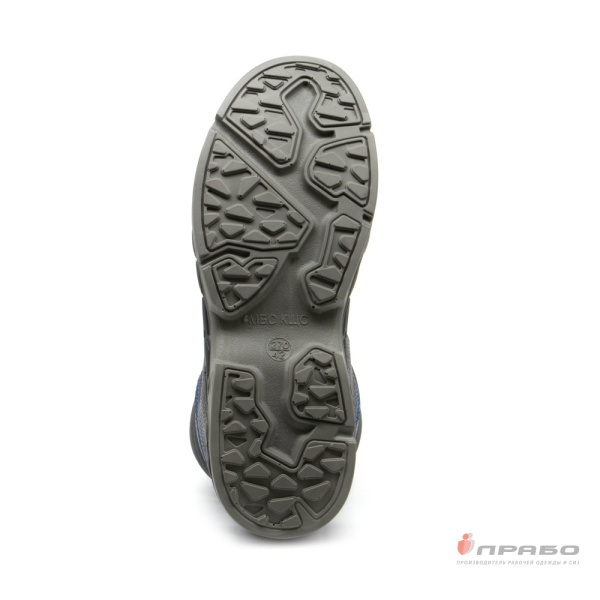 Ботинки "Б-М12" (искусcтвенный мех) с подошвой ПУ/ТПУ и МП чёрные