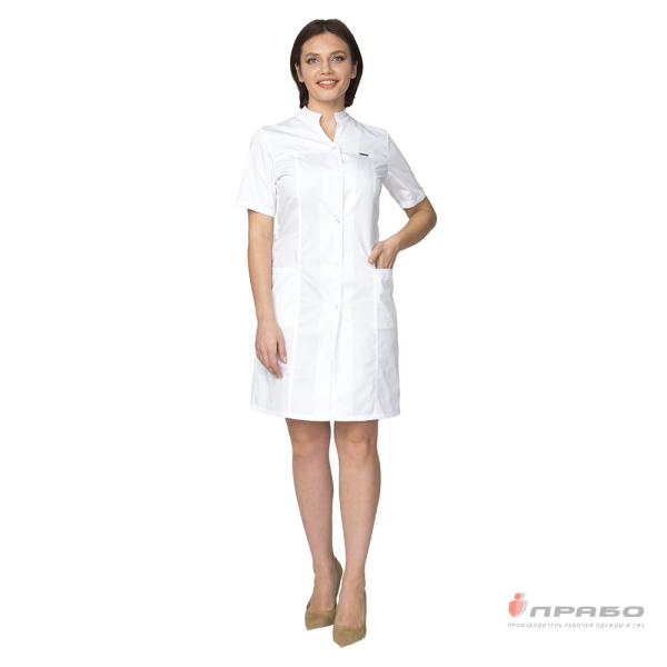 Халат медицинский женский "Медик" белый