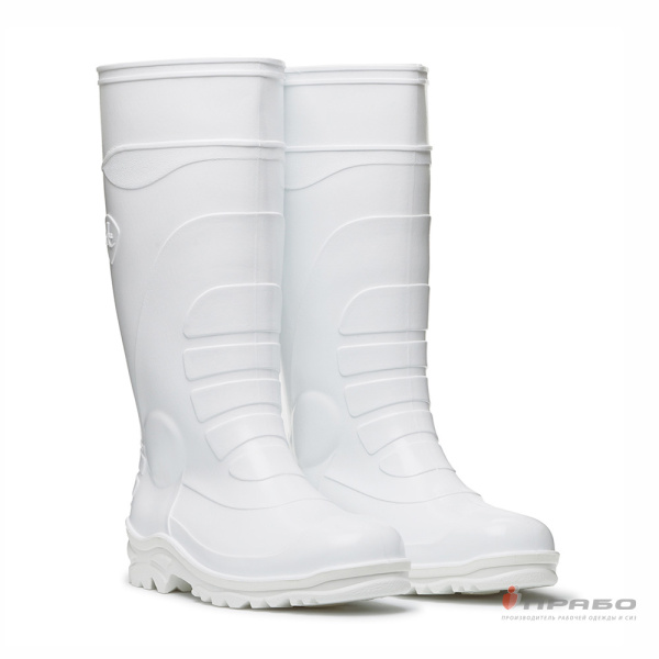 Сапоги мужские ПВХ МБС КЩС "Дюна 172Б" белые (38 см)