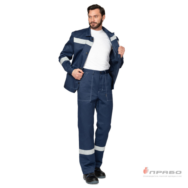 Куртка мужская летняя "Пантеон СОП" тёмно-синяя