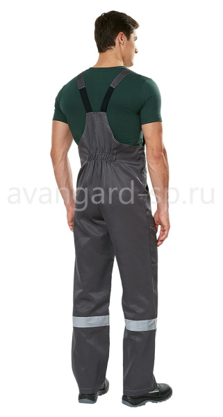 Костюм мужской рабочий летний "Тимбер" серый с ПК